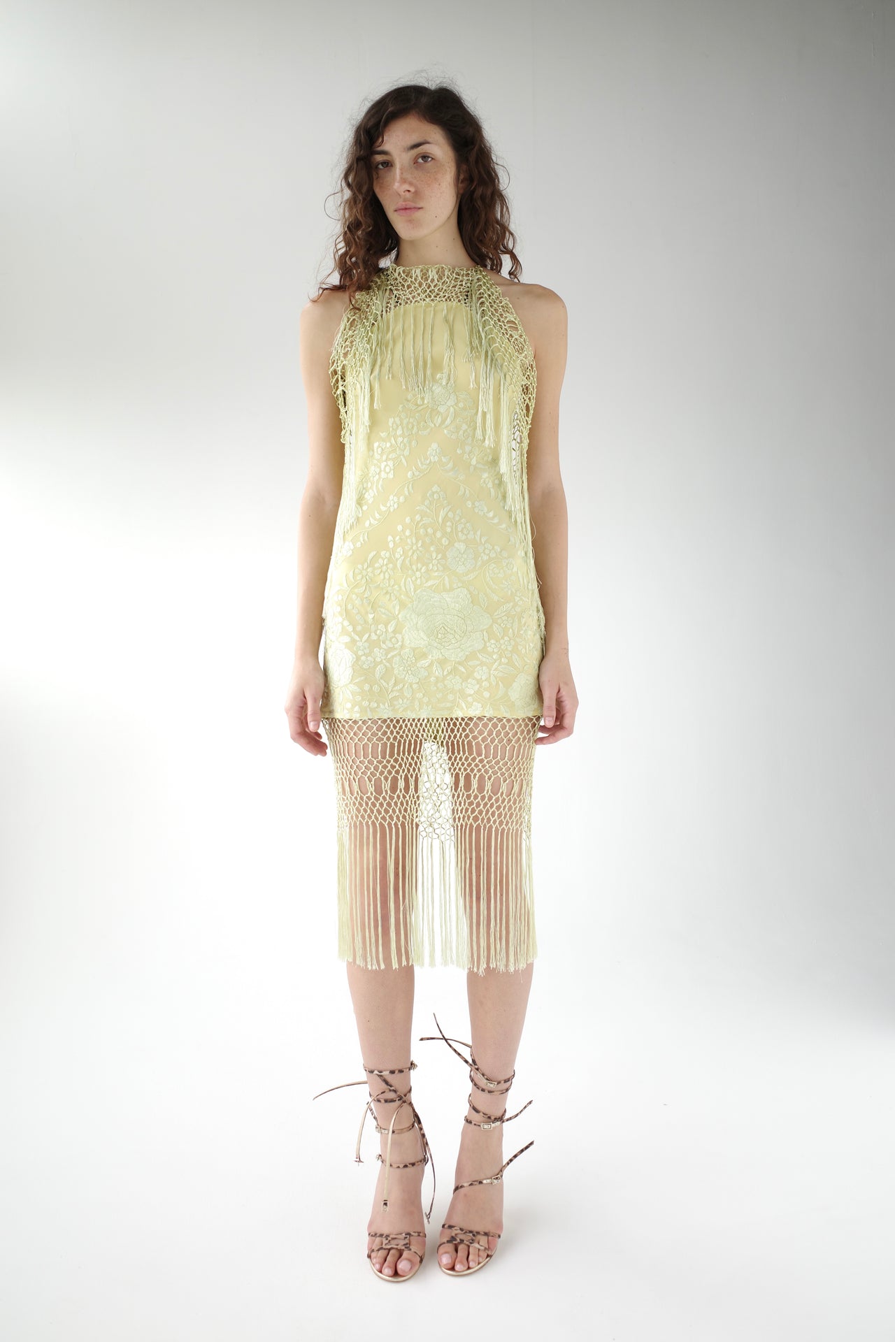 The Demi Couture Piano Shawl Mini Dress- Small
