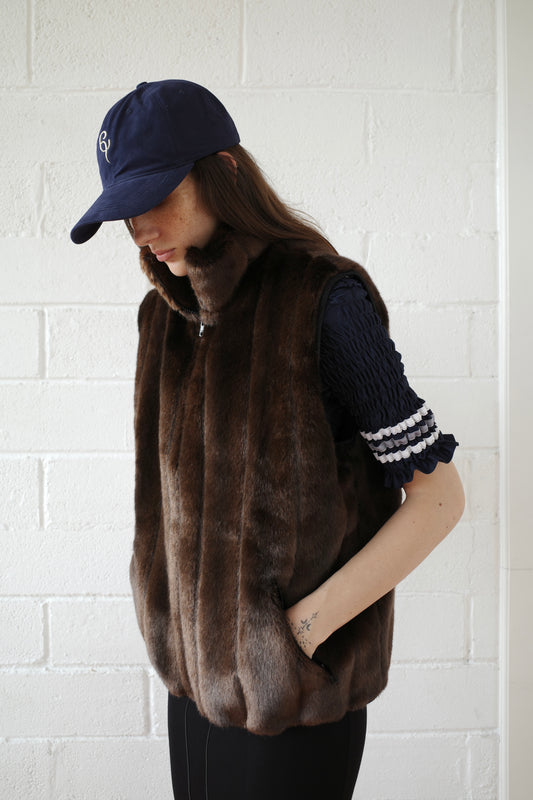 The Faux Mink Gilet