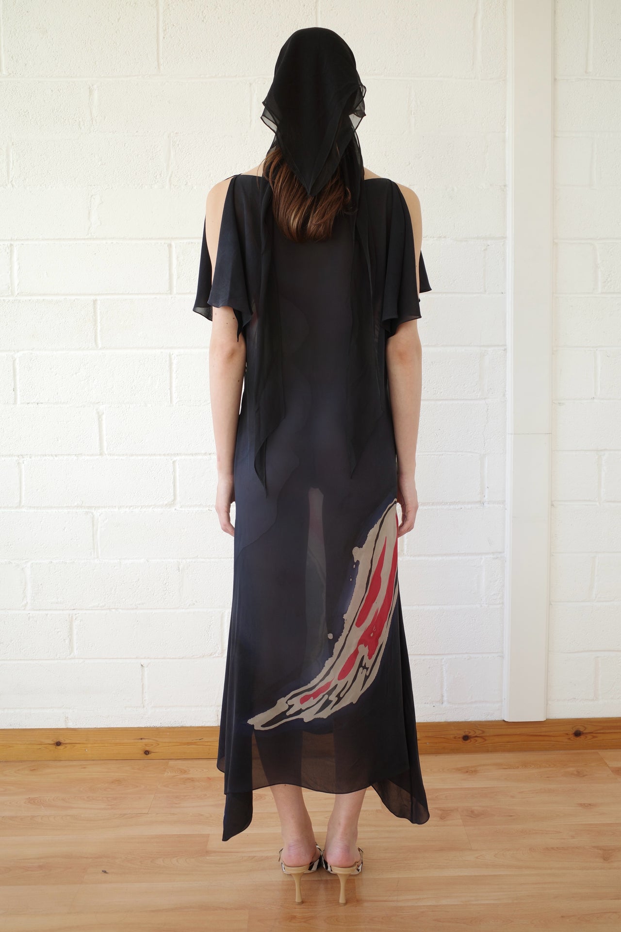 Silk Chiffon Equine Dress