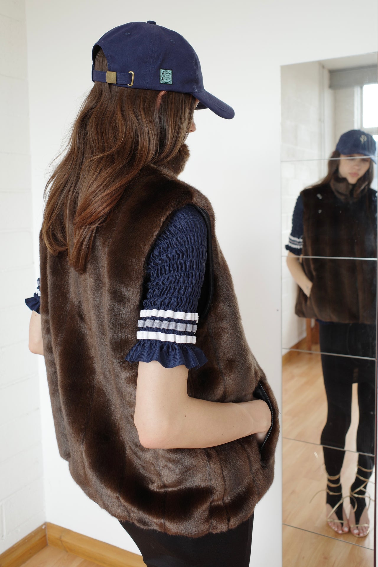 The Faux Mink Gilet
