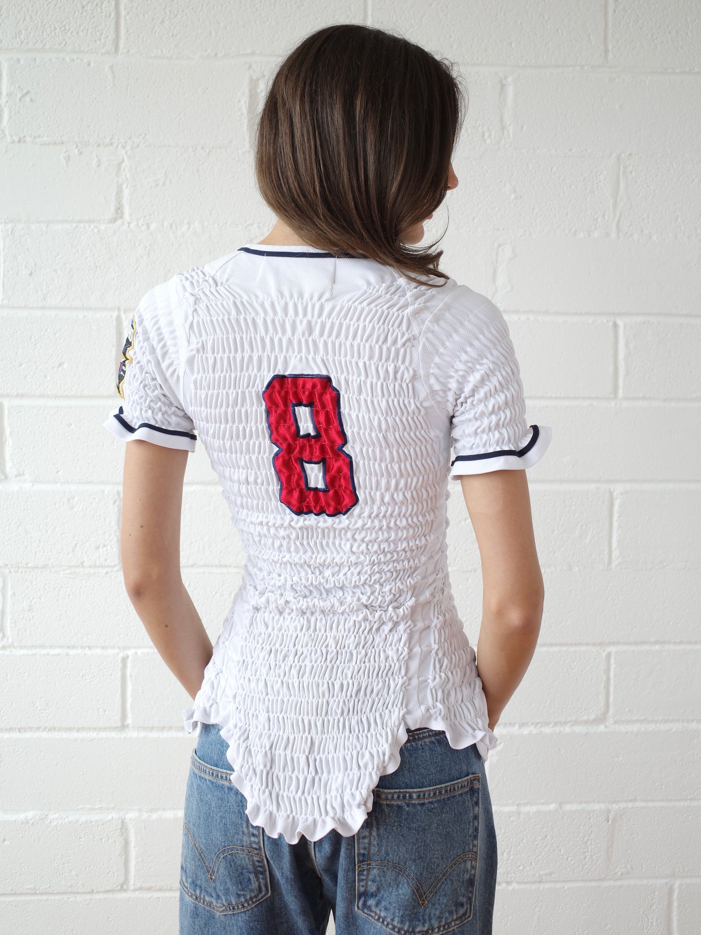 The Reconstituted Shirred Baseball Jersey