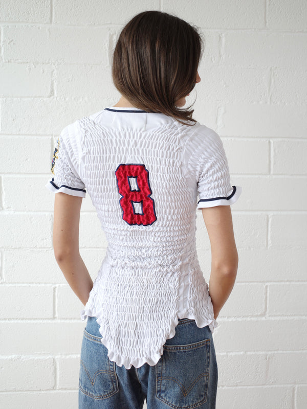The Reconstituted Shirred Baseball Jersey