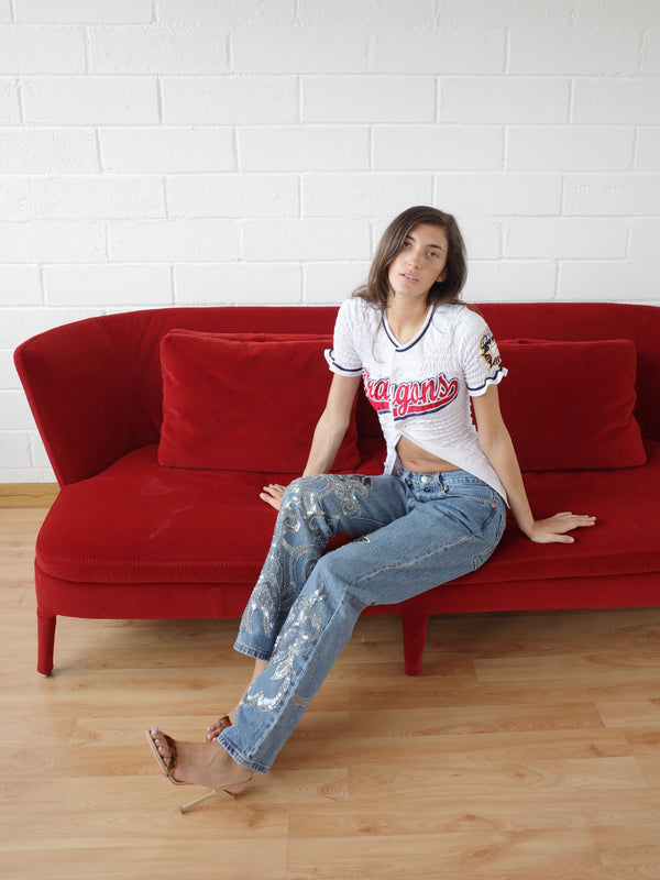 The Reconstituted Shirred Baseball Jersey