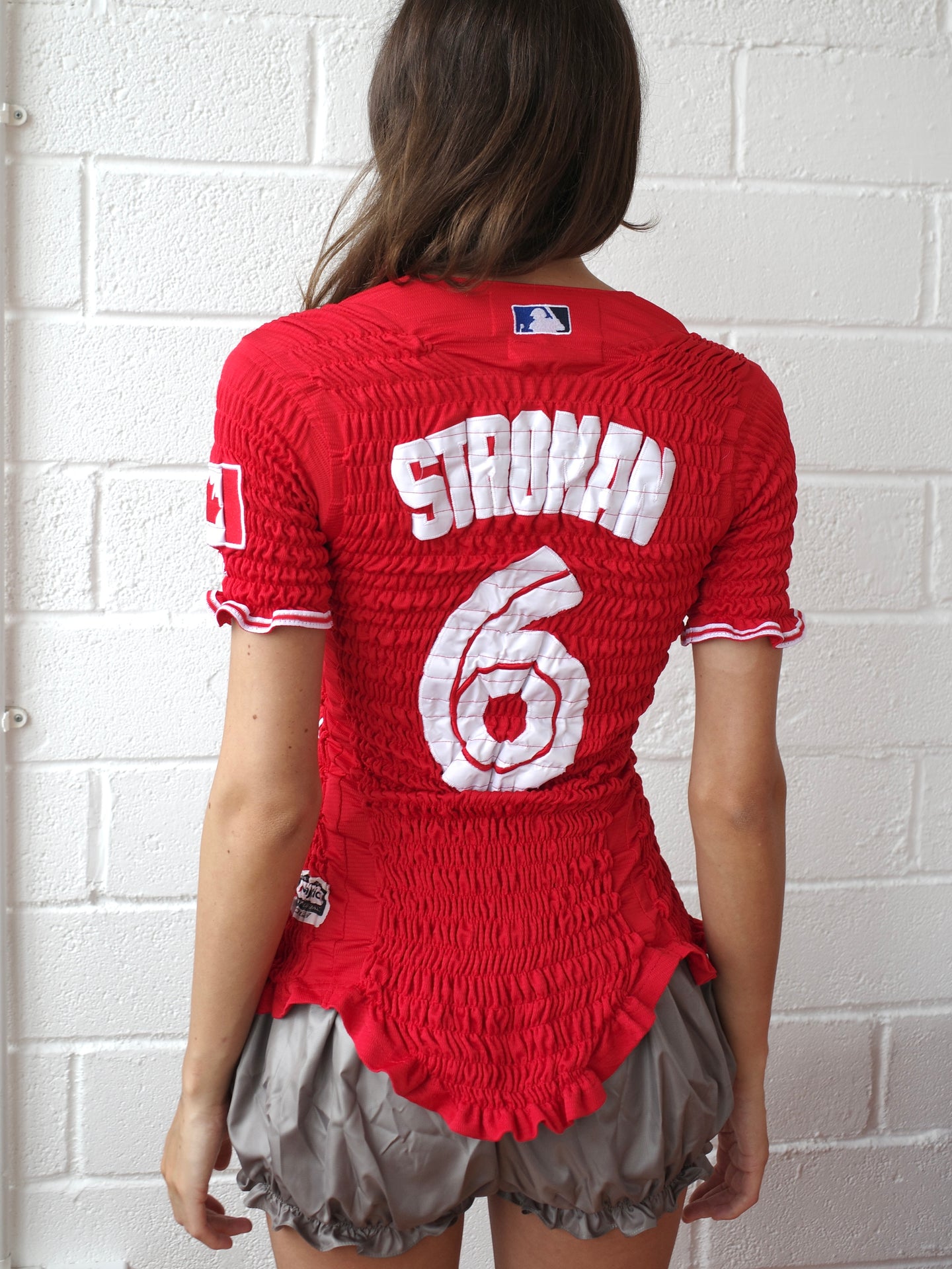 The Reconstituted Shirred Baseball Jersey