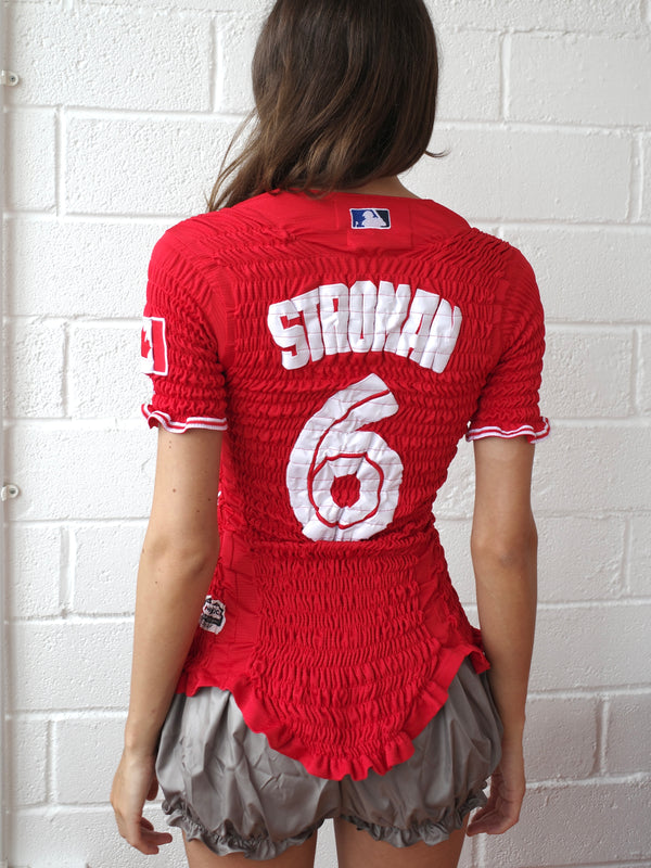 The Reconstituted Shirred Baseball Jersey