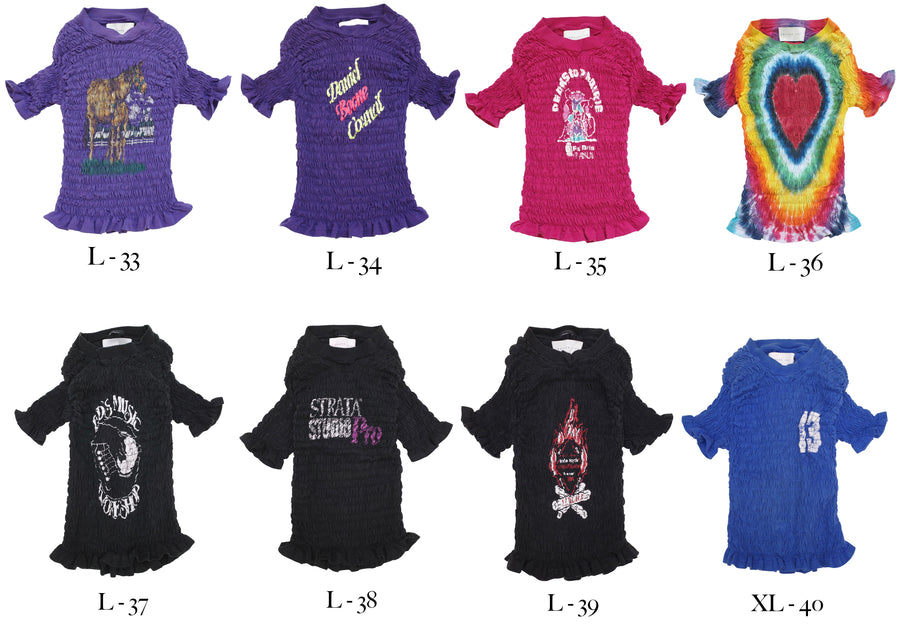 The Reconstituted Shirred T-shirt
