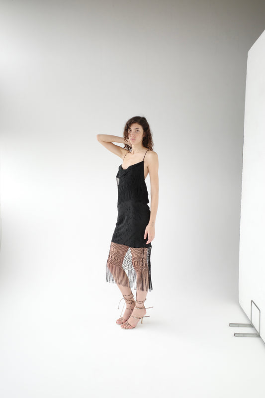 The Demi Couture Piano Shawl Mini Dress