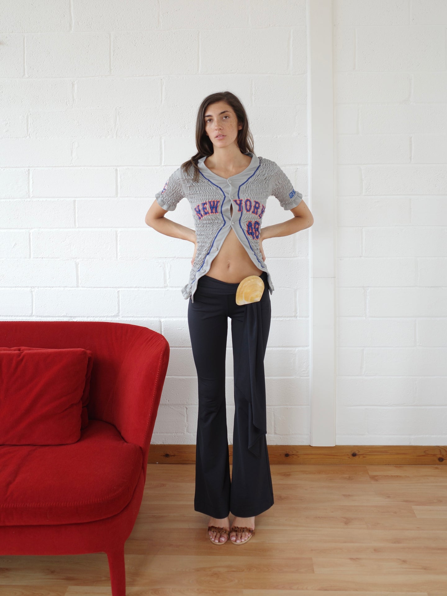 The Spandex Shell Sash Trouser