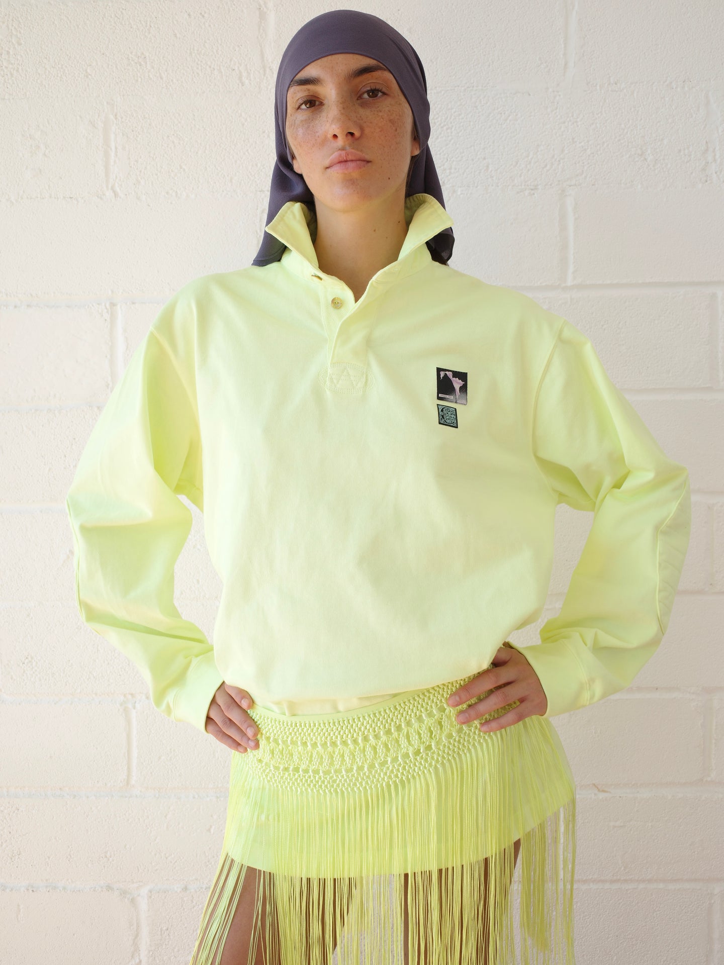 The Neon Yellow Macrame Belt