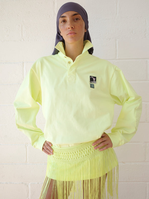 The Neon Yellow Macrame Belt