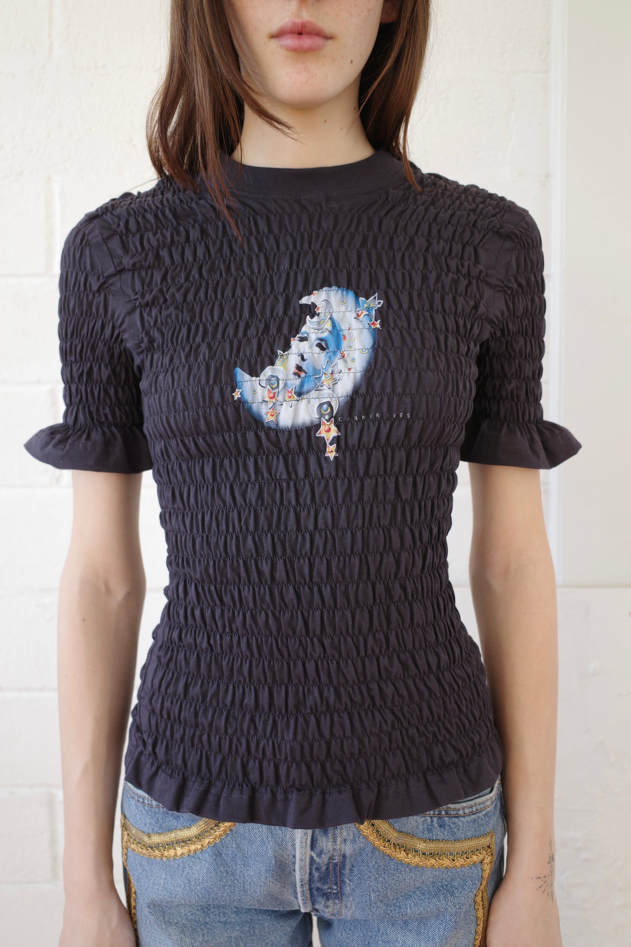 The Venetian Mask Shirred T-shirt