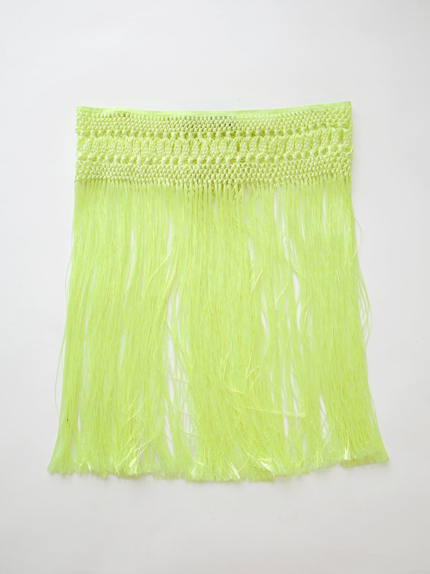 The Neon Yellow Macrame Belt