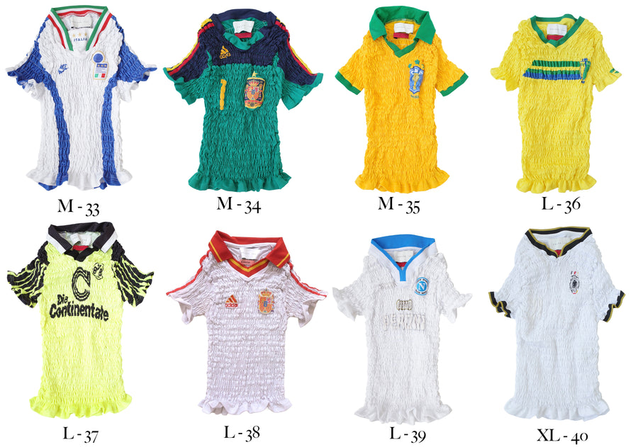 The Reconstituted Shirred Football Top