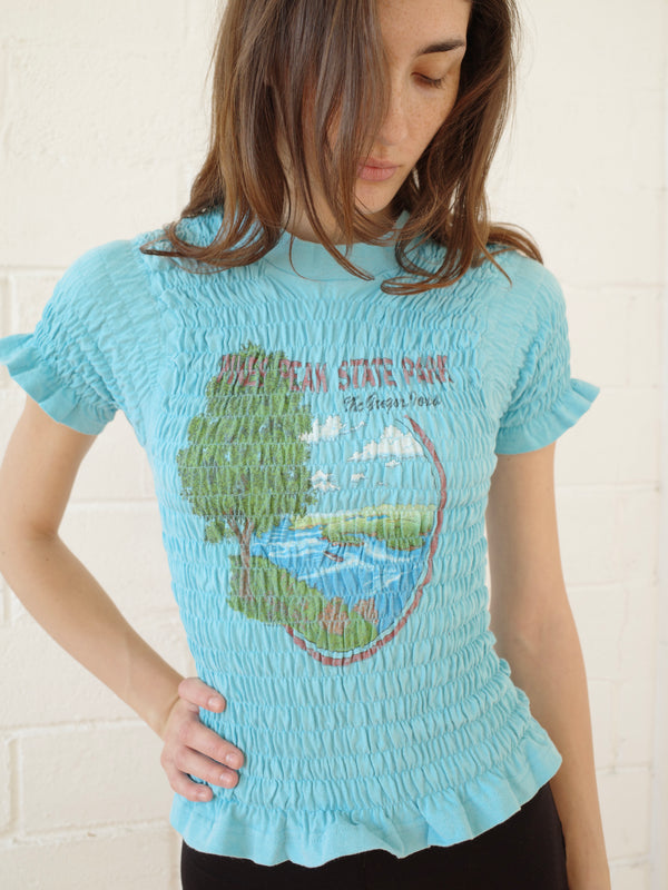 The Reconstituted Shirred T-shirt