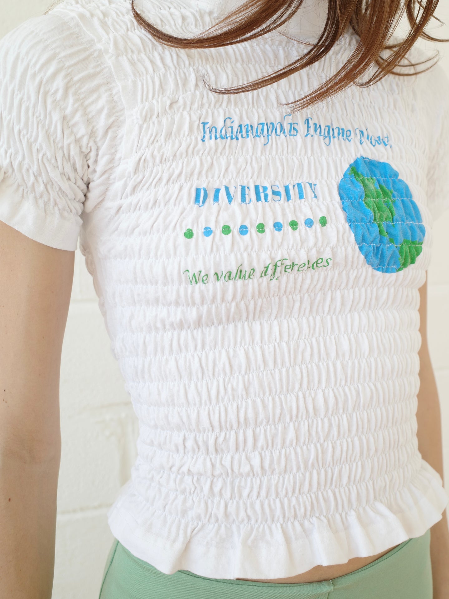 The Reconstituted Shirred T-shirt