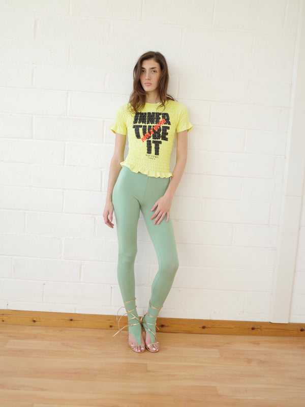 The Reconstituted Shirred T-shirt
