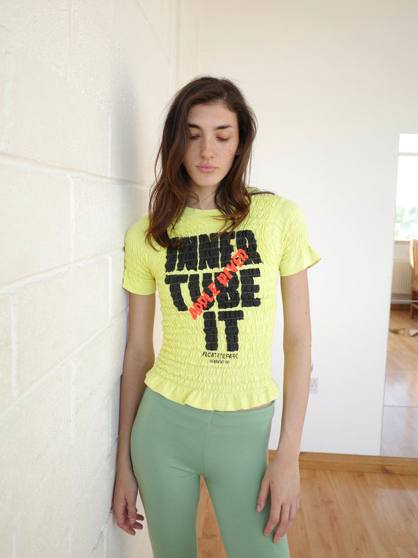 The Reconstituted Shirred T-shirt