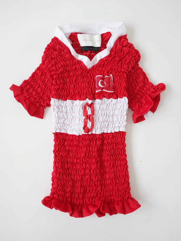 The Reconstituted Shirred Football Top