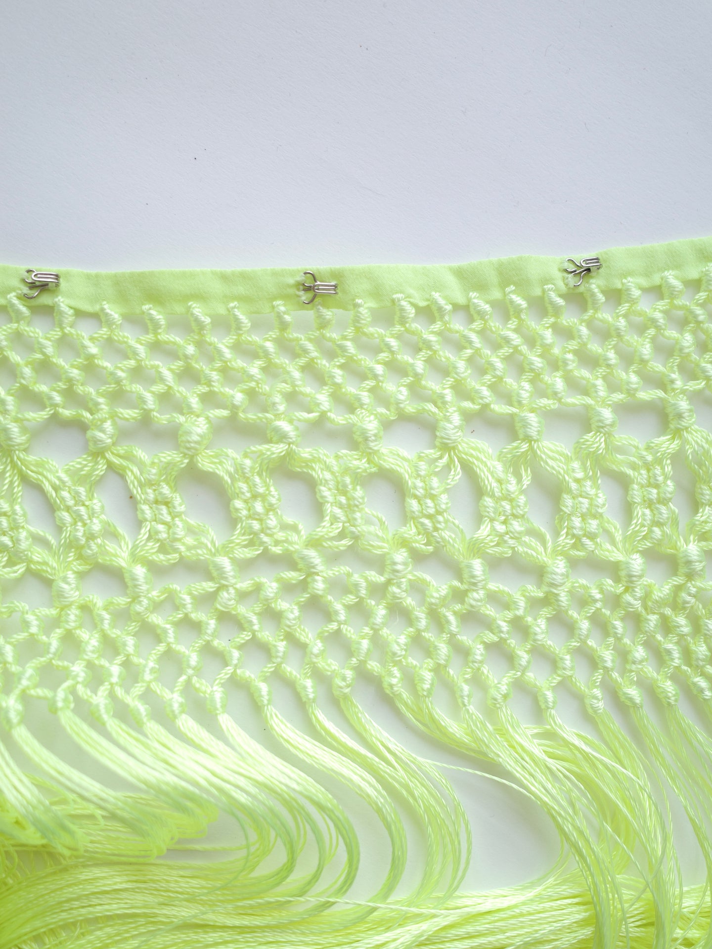 The Neon Yellow Macrame Belt
