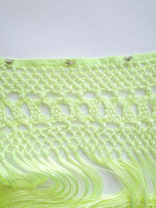 The Neon Yellow Macrame Belt