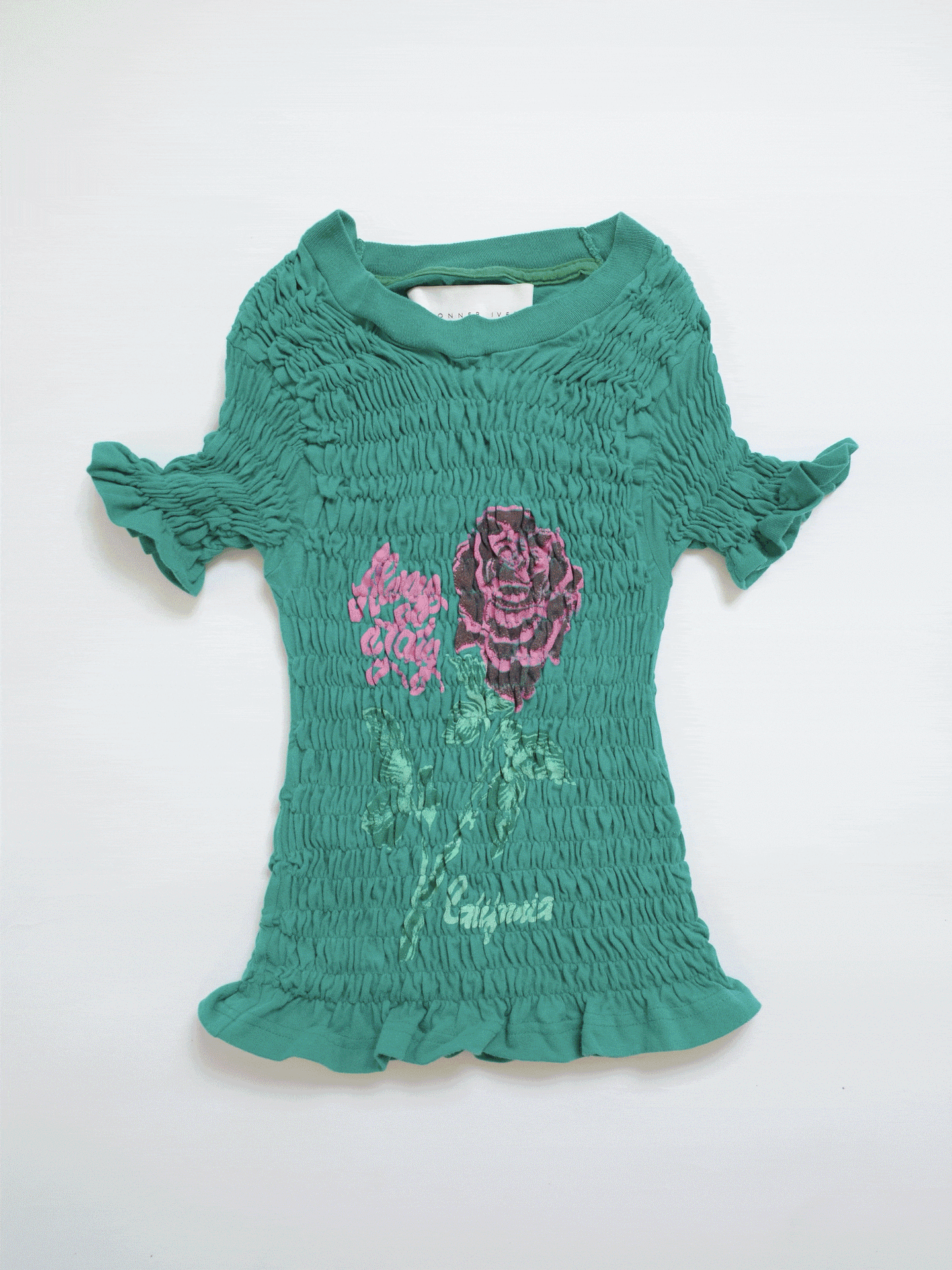 The Reconstituted Shirred T-shirt