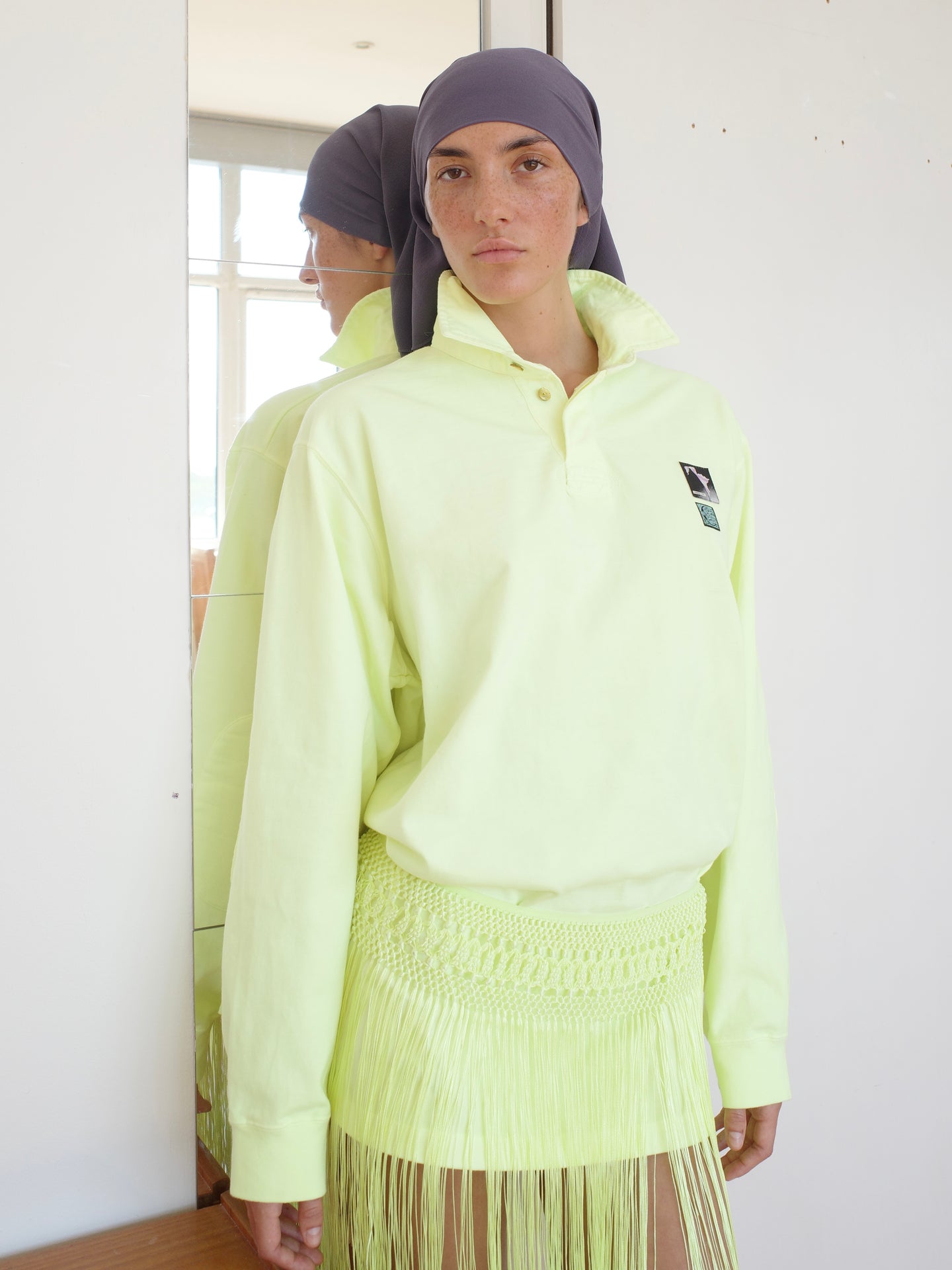 The Neon Yellow Macrame Belt