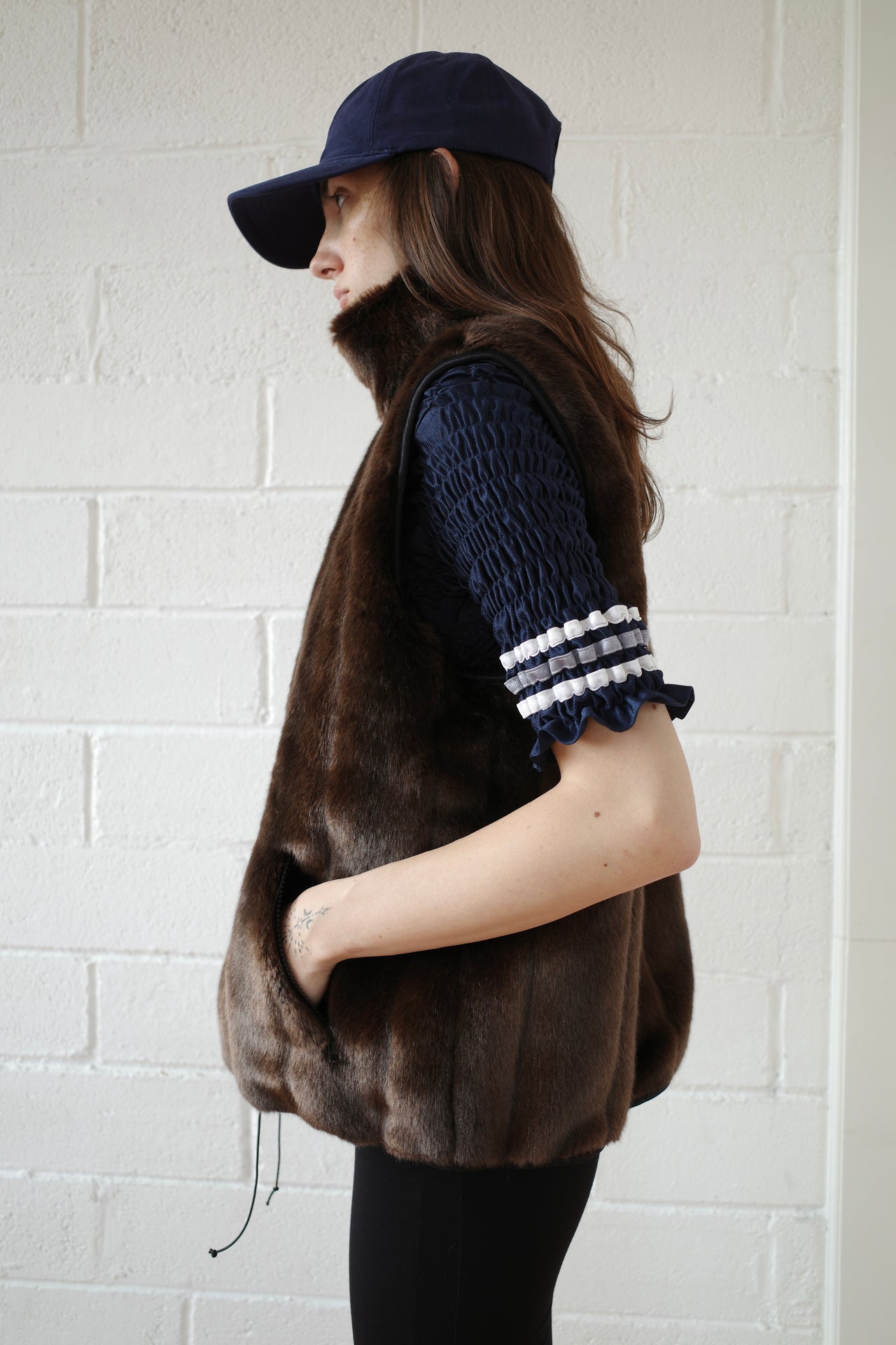 The Faux Mink Gilet