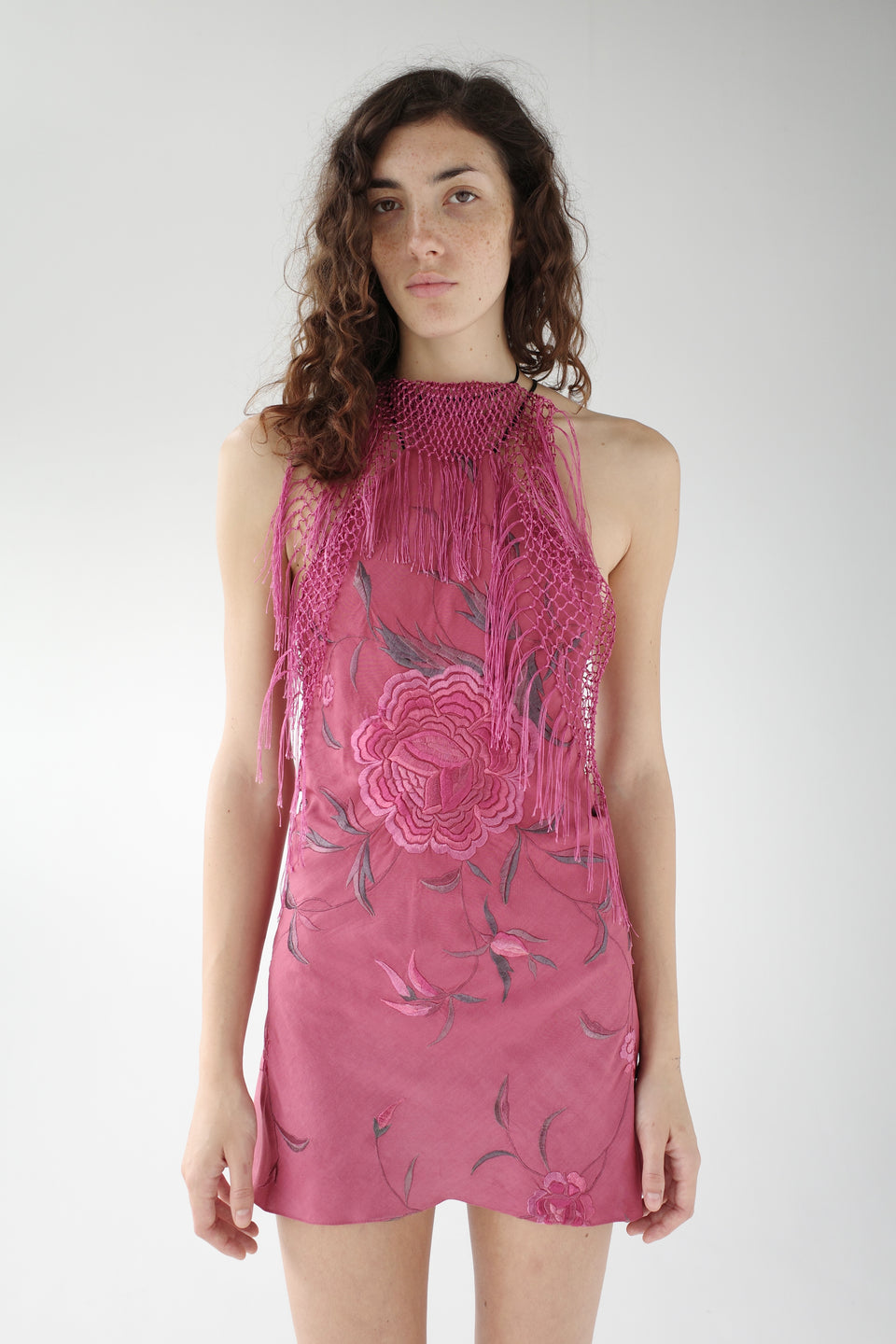 The Demi Couture Piano Shawl Mini Dress- Small