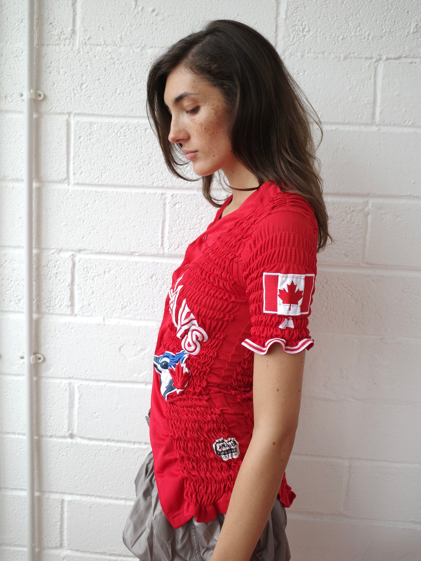 The Reconstituted Shirred Baseball Jersey