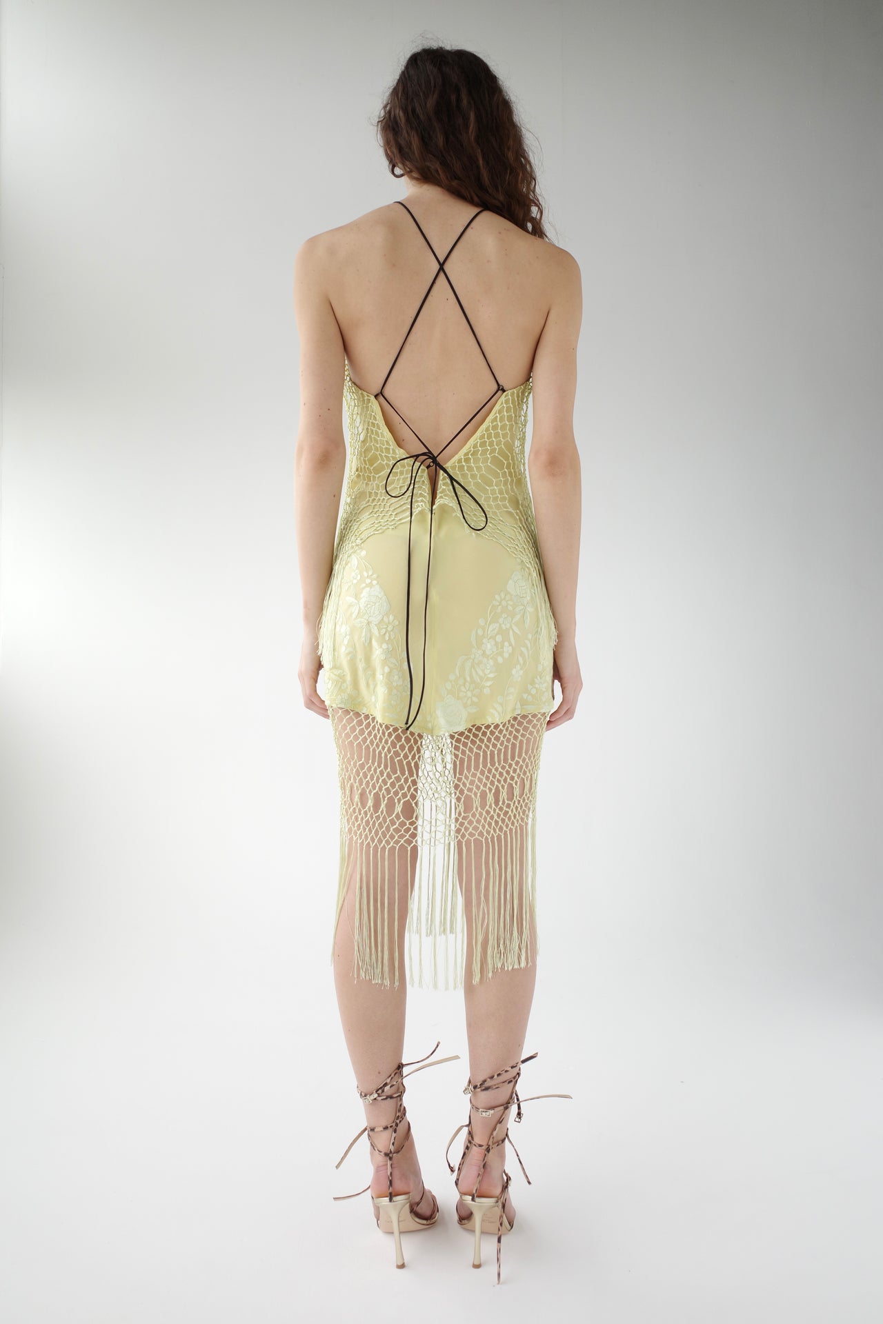 The Demi Couture Piano Shawl Mini Dress- Small