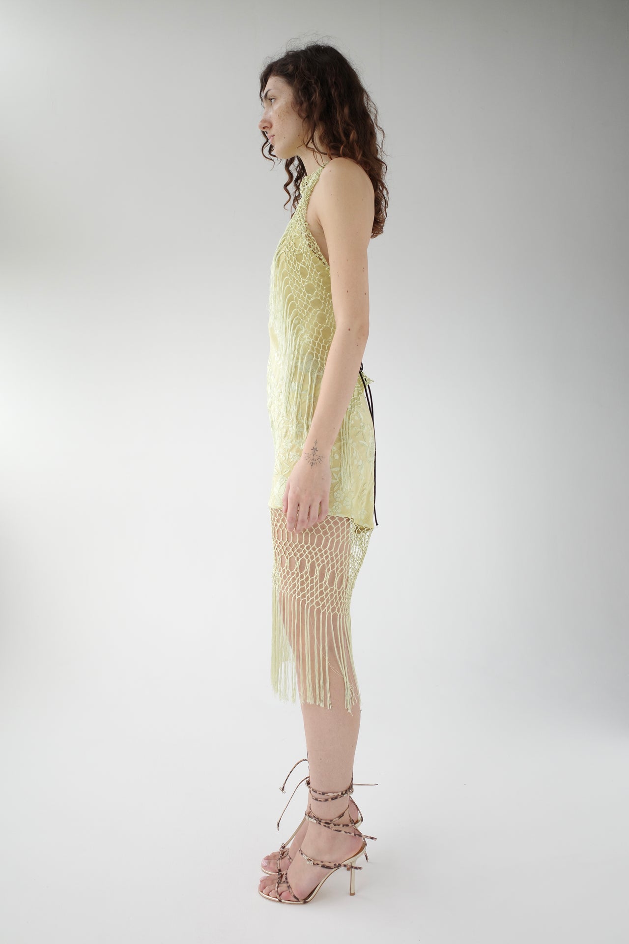The Demi Couture Piano Shawl Mini Dress- Small