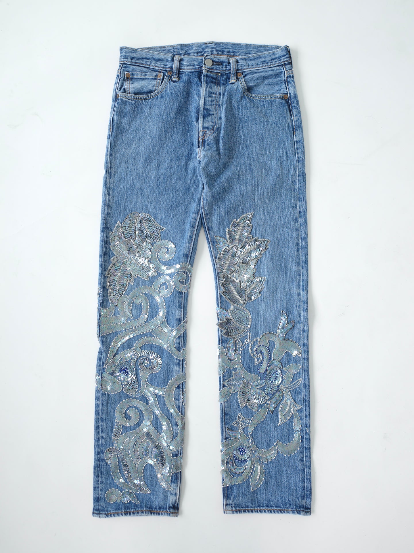 The Reconstituted Vintage Sequin Jean