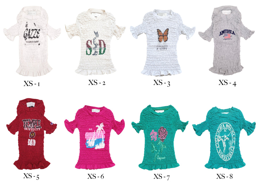 The Reconstituted Shirred T-shirt